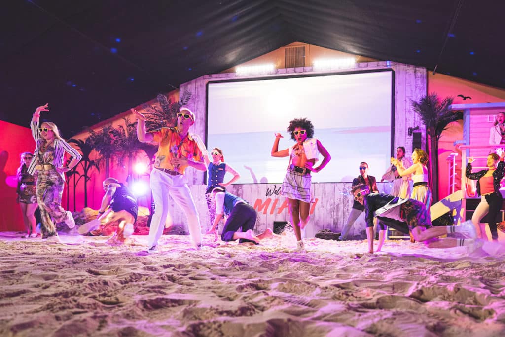 Backyard Cinema Miami Beach performance