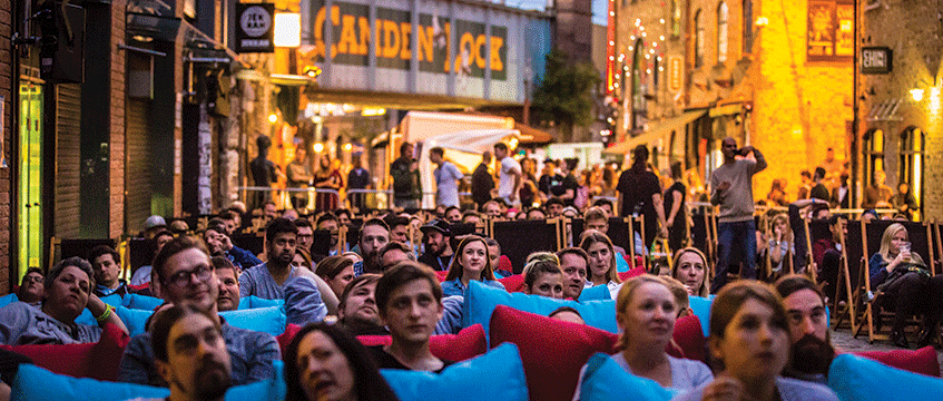 Backyard Cinema at Camden Lock